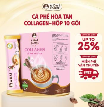 Cà Phê Hòa Tan Collagen A Đại - Cà Phê Chuẩn Hương Vị Cà Phê Thuần Việt, Tiện Lợi, Hương Vị Mới