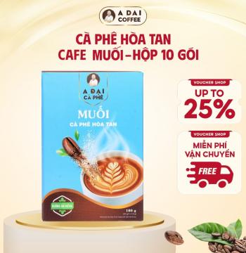 Cà phê Muối A Đại Hỗ Trợ Cân Bằng Điện Giải(10 gói x 18 g)